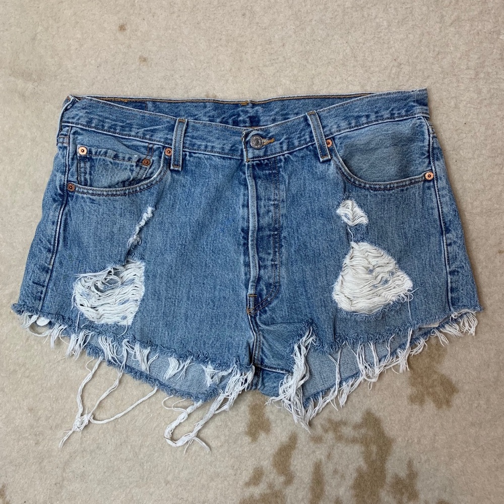 Levi’s 501 Cutoff Distressed Shorts